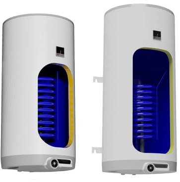 Warmwasserspeicher OKF 125,160,200 Liter mit einem Wärmetauscher und 2,2-2,4 kW Heizstab Solarspeicher (OKF 125 2,2 kW)
