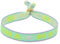 Selfmade Jewelry Boho Damen Armband Stoff Armbändchen Mädchen Stoffarmbänder bunt für Festival Outfit Damen (Hakuna Matata (Türkis-Grün))