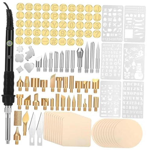 kowaku Holzbrennspitzen, Messing Pyrographie Spitzen für Die Holzbearbeitung,