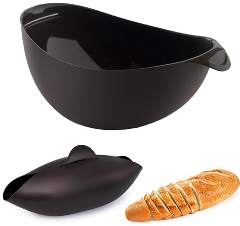 JUAEYIDDS Lot de 2 moules à pain en silicone 3 en 1 - Moule à pain en silicone - Bol universel pour la cuisson, le mélange et la vapeur - Résistant aux hautes températures de 230 °C