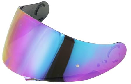 Motorradhelm Visier,Helmvisier für GT-Air -Neotec CNS-1 TC-5 TC-9-GT Air2,Motorrad Windschutz Helm Objektiv Visier Vollgesichts,Motorradhelm Zubehör Ersatz(Regenbogen)