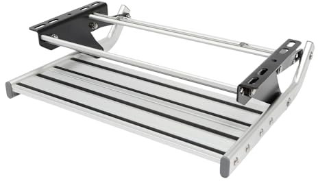 UYRTOY Trittstufe Reisemobil,Aluminium Klapptritt Trittleiter für Wohnmobile Max Belastung 150 kg RV-Montage 51x23.5cm Für Wohnmobile Reiseanhänger Lastwagen etc