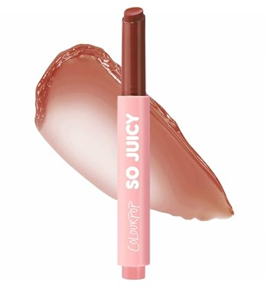 ColourPop So Juicy Plumping Lip Gloss Balm - Hydrating Lip Gloss & Balm Hybrid with Peptides - Non-Sticky Formula - Visibly Plumps Lips & Delivers Buildable Color - PSL (0.07 oz)