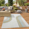 Teppich-Traum Teppich für Flur Wohnzimmer Küche Balkon wetterbeständig pflegeleicht geometrisches Muster modern naturfarben beige Mehrfarbig 80 x 150 cm