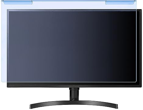 HXLDZOU Computer-Display-Filter, Computer-Sichtschutzfolie, hängender Displayschutz, Barrierefolie, Filterfolie, geeignet für 18–32 Zoll (32in 730x440mm)