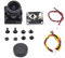 Qerwsdty FPV-Kamera HD 1500TVL 2,1 mm Weitwinkel mit OSD-Anpassungsplatine für FPV RC Racing Drone Zubehör, Schwarz