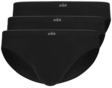 SCHÖLLER 3er Pack Herren Slip Baumwolle-Elasthan 821-822-425