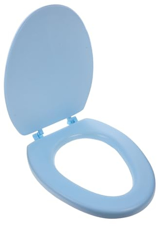DEARMAMY Weicher Schaumstoff Wc Sitz Elongierter Klodeckel Weiche Polsterung Vintage Design Komfortabler Toilettensitz Badezimmerzubehör Pflegeleicht und Unterstützend