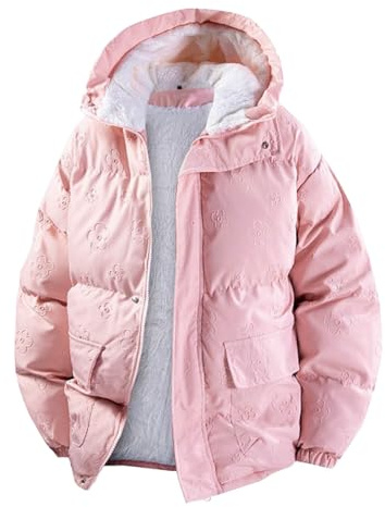 Generisch Veste d'hiver chaude pour homme - Avec capuche - Isolation thermique - Vêtement d'extérieur - Veste d'hiver pour temps froid - Doublée - Doux et durable