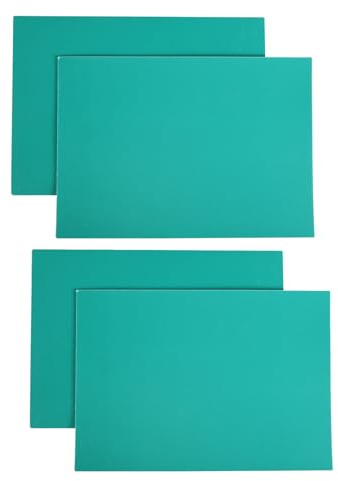 Sosoport 4 Linoleumblöcke Grün A4 21X30 cm Linolschnitt Druckplatten zum Gravieren und Stempeln Druckmaterial für Selbstgemacht Bastel und Kunstprojekte