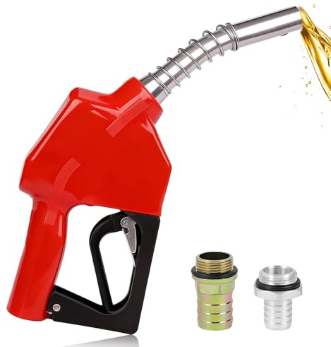 Pistola De Combustible Diésel Automática: Pistola Dispensadora Diésel Automático, Conectores De 1 Pulgada Y 3/4 Pulgada, Dispensador De Diésels Pistolas Para Diésels, Gasolina Y Queroseno