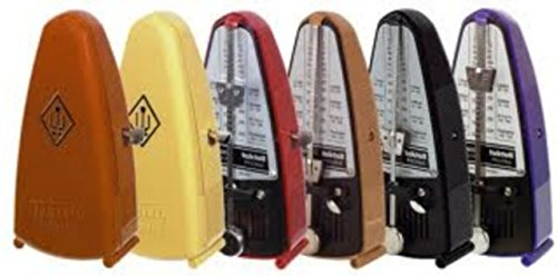 METRONOMO PLASTICO - Wittner (835) (Sistem Taktell) (Piccolo) (Marron Claro)