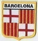 SPAIN Fahne Wappen des FC BARCELONA Katalonien aus der Kollektion WORLD Aufnäher PATCH Abzeichen**EXKLUSIVER**