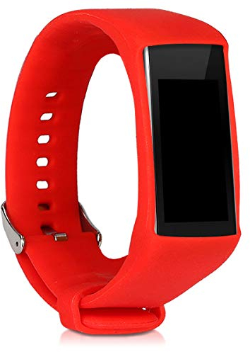 kwmobile Ersatzarmband kompatibel mit Polar A360 / A370 Armband - Fitnesstracker Band aus Silikon in Rot