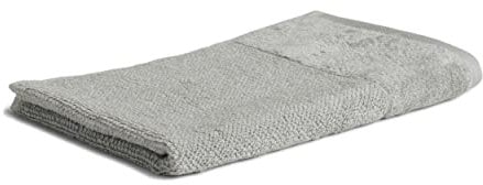 möve Bamboo Luxe Gästetuch 30 x 50 cm aus 60% Baumwolle / 40% Viskose aus Bambus-Zellstoff, silver grey