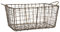 IB Laursen Korb Einkaufskorb Aufbewahrungskorb Metall L38x25cm Drahtkorb 57114-17
