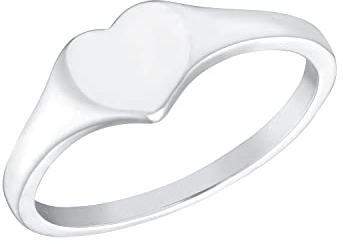 Amor Ring 925 Sterling Silber Damen Ringe, Silber, Herz, Kommt in Schmuck Geschenk Box, 2035596