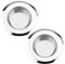 IRYNA Stainless Steel Sink Strainer 2 Pack, Anti Clogging Mesh Sink Filter, Universal Plug Hole Hair Catcher for Kitchen Bathroom Sink