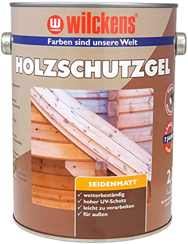 Wilckens Holzschutz-Gel für Außen, 2,5 l, Eiche