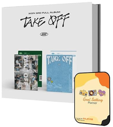 iKON Album - TAKE OFF U ver.+ DDANDDARA ver. 2 Album Full Set+Pre Order Benefits+BolsVos Exclusive K-POP Inspired Digital Planner, Sticker Pack for Social Media