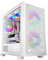 PCCOOLER C3D310 PC Case, Case per PC da gaming M-ATX, 2 ventole PWM ARGB da 120 mm preinstallate, Pannello laterale in vetro temperato, Case ad alto flusso d'aria MATX/ITX, Bianco