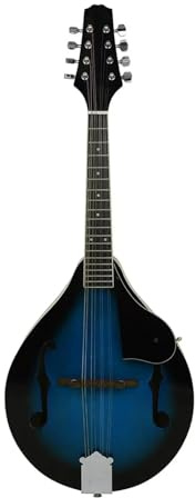 Mandoline Instrument 8-saitige Akustische Mandoline Professionelles Einsteiger-Übungs- Und Performance-Saiteninstrument Mit Zubehör(A)