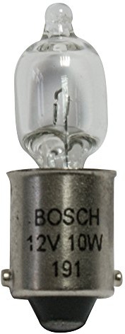 Bosch (433B Pure Light Halogen Headlight Bulb, 12 V 10 W