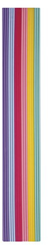 Rayher Hobby 31498000 Wachs-Zierstreifen Pastell, 230 x 2 mm, 6 Farben á 3 Streifen sortiert