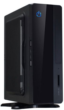 CiT MTX-007B Mini-ITX Case 180W PSU Black Interior VESA Mountable