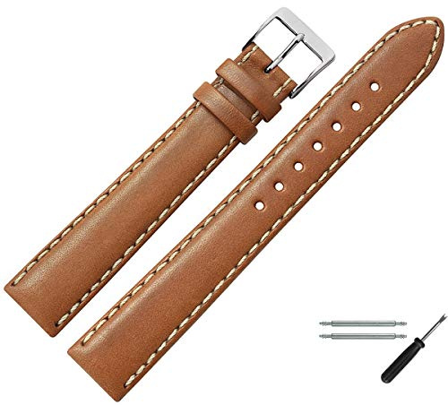 MARBURGER Uhrenarmband 20mm Leder XL - Werkzeug Montage Set 80220