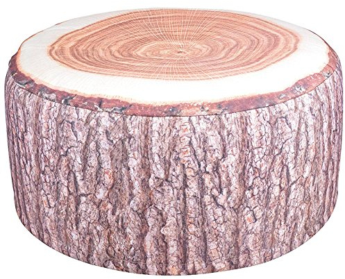Esschert Design Outdoor Sitzkissen Baumstamm, Mehrfarbig, 58 x 58 x 32.5, BK014