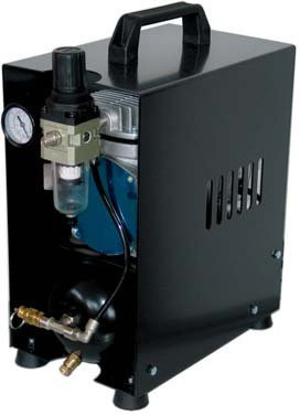 Portable compressor with pressure regulator Werther TC108/SPECIAL BLACK