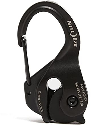 Niteize Camjam XT Seilspanner, Aluminium, Schwarz, Einheitsgröße