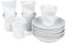 Holst Porzellan UTA 112 Lot de 12 tasses à expresso pliables, en porcelaine, pour 6 personnes