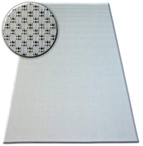 rugsx Teppich SISAL Flat Indoor Outdoor - Wetterfest & Pflegeleicht - Modern & Robust - Für Wohnzimmer Balkon Terrasse - Glatt Muster - Creme 160x230 cm