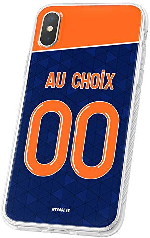 MYCASEFC Coque Football Personnalisable Montpellier Samsung Galaxy J7 2016 en Silicone. Housse de Foot pour Smartphone personnalisée et fabriquée en France en TPU