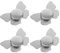 Cabilock Tischdecken Gewichte Magnetisch Tischtuch Anhänger Edelstahl Schmetterling 4 Stück Tischdeckenhalter Tischschutz Tischläufer Schwere Dekoration Esszimmern Bankett Garten Restaurant Party