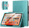 MoKo Case Fits All-New Amazon Kindle Fire HD 10 & 10 Plus Tablet (13th/11th Generation, 2023/2021 Release) 10.1 - Slim Folding Stand Cover with Auto Wake/Sleep, Sky Blue