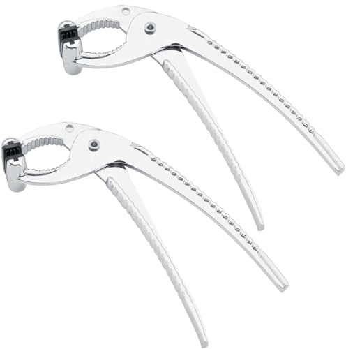Anti-Escaldado Pinzas de Agarre Pinzas, 2PCS Antideslizante Pinzas de Agarre de Metal para Platospinzas de Agarre para Hornear Plato para Ollas Calientes Bandeja Gastronomique Pinzas de Alimentos