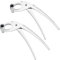 2 Pcs Pinza Per Teglie in Acciaio Inox, Pinza Antiscottatura Usi Cucina Pinza Per Teglie Forno Pan Grabber Pinze Con Manico Per Esterni Per Pentole Calda Clip Da Forno Pinza Per Teglie Forno