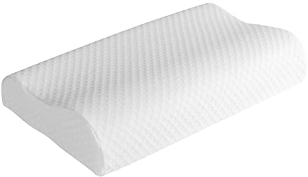 Good Nite Memory Foam Rillenkissen für Nackenschmerzen, orthopädische Unterstützung Kopf/Halswirbelsäule/Rücken, 65–35 x 11/9 cm