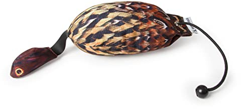 The Original Clone® Realistic Game Bird Dog Training Dummies - Canvas Dummy With HD Feather Print For Gundog & Puppy Training - Gundog Training Equipment (Cock Pheasant Bird Dummy)