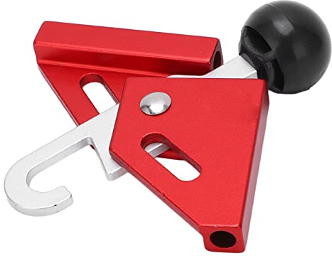 Zeltstangen-Oberkappe aus Aluminium, Einzelne Zeltstütze, Fingerhut, Pannenschutz, Runde Überdachungsstangen-Spitzen für Den Außenbereich(rot)