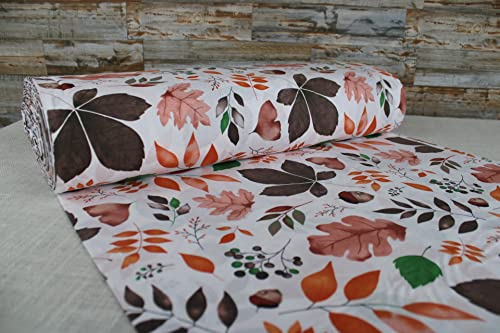 240 cm Popeline Baumwollstoff Meterware ab 50cm aus Baumwolle Stoff Patchwork Basteln ÖKO-TEX Zertifikat Stoffe Frühling Motiven (MUSTER 4)