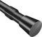 QILERR Tension Curtain Rod 41-75 inch, Adjustable Extension Shower Curtain Rod No Drilling Heavy Duty Spring Loaded Tension Rods for Windows, Bathroom, Curtain, Room Divider, Diameter 1inch, Black