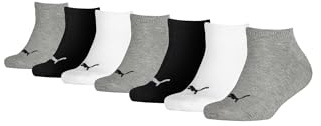 PUMA KIDS INVISIBLE Unisex Socken Sneaker für Mädchen und Jungen 7 Paar