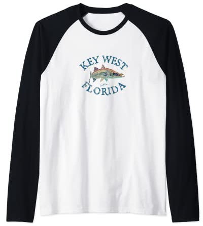 Combs: Key West, FL, Snook T-Shirt Raglan