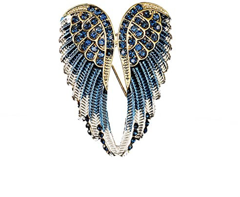 MAYIYAHO Nouvelle arrivée Cubique Zircon Angel Wings Femmes Hommes Broche de Luxe Boutique Bijoux