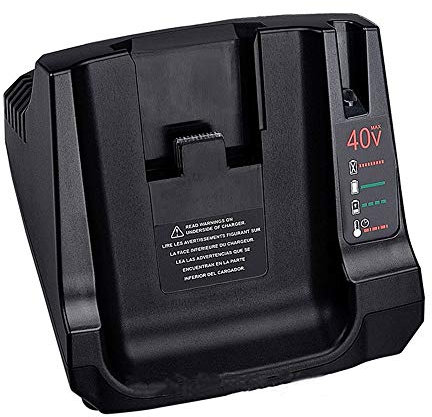36V 40V MAX Battery Charger Replacement for Black and Decker LCS36 LCS40 90601950N Li-ion Battery, with 2 USB Port(Only Charger, No Battery)