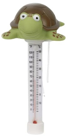 YUSSEQDD Thermomètre de Piscine en Forme de Flamant Rose, Lecture précise de la température de l'eau, pour piscines, spas et baignoires, thermomètre de Baignoire ABS, 2